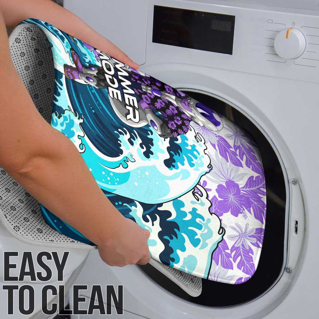 Frieza Dragon Ball Summer Theme Bathroom Set with Volleyball Floral Shirt and Shenron Tropical Design - The Mazicc
