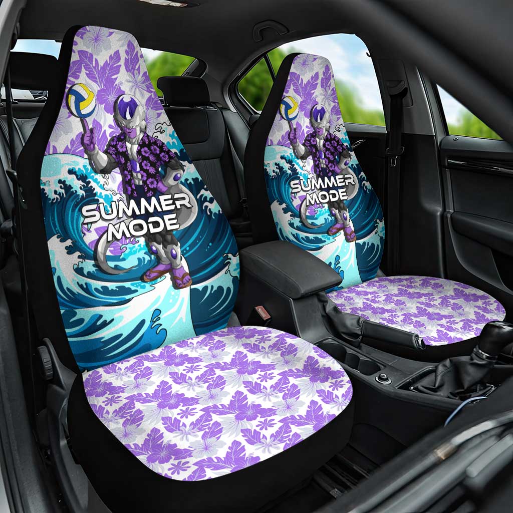 Frieza Dragon Ball Summer Theme Car Seat Cover with Volleyball Floral Shirt and Shenron Tropical Design - The Mazicc