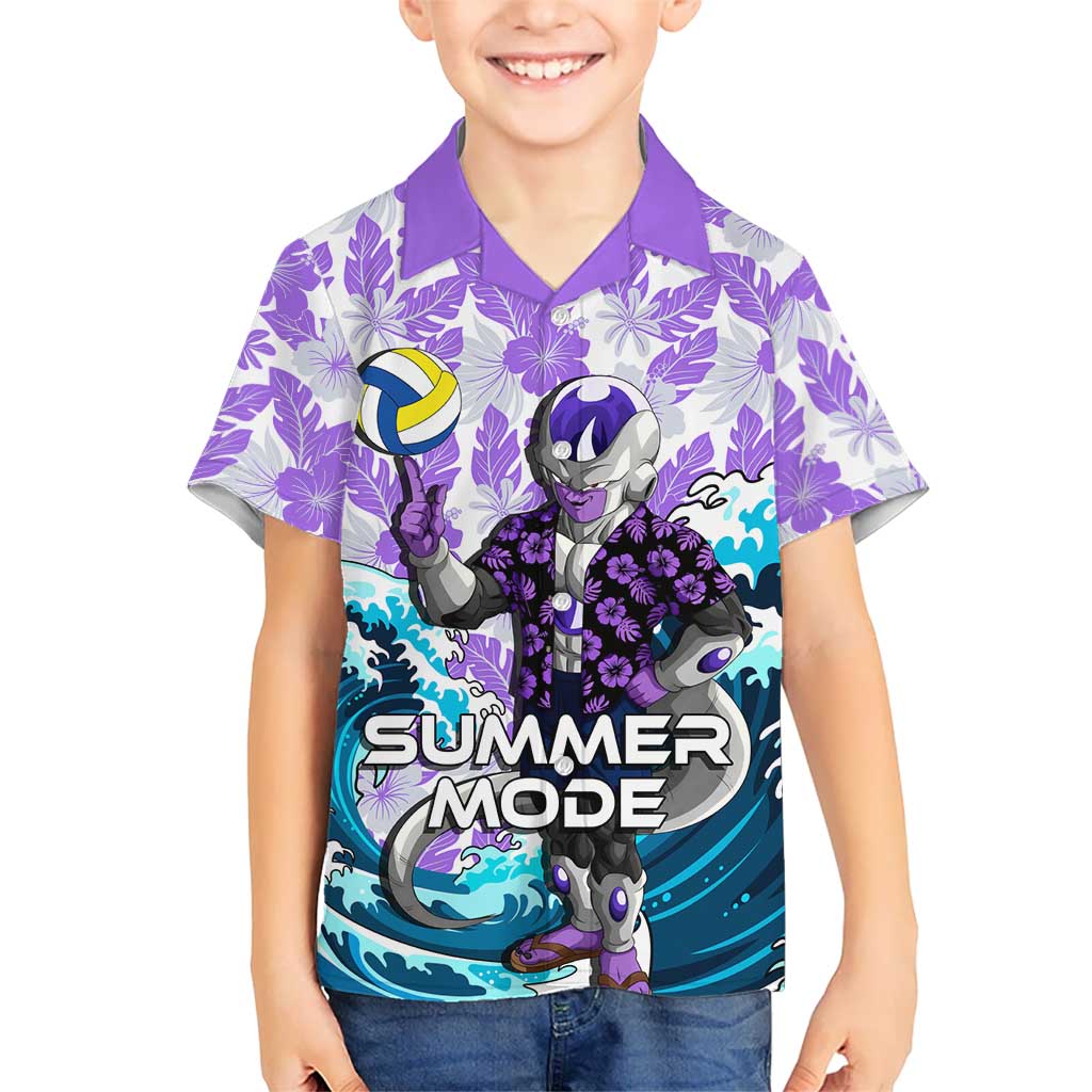 Frieza Dragon Ball Summer Theme Hawaiian Shirt with Volleyball Floral Shirt and Shenron Tropical Design - The Mazicc