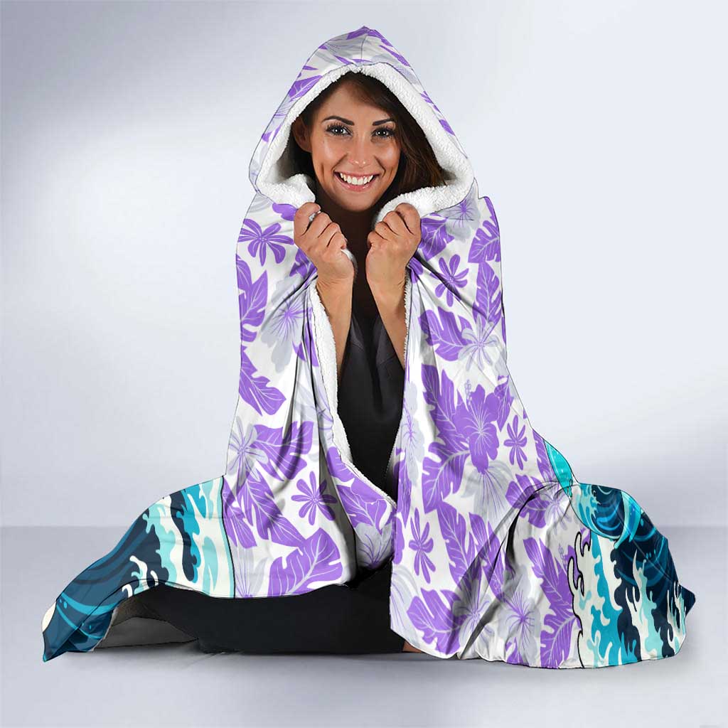 Frieza Dragon Ball Summer Theme Hooded Blanket with Volleyball Floral Shirt and Shenron Tropical Design - The Mazicc