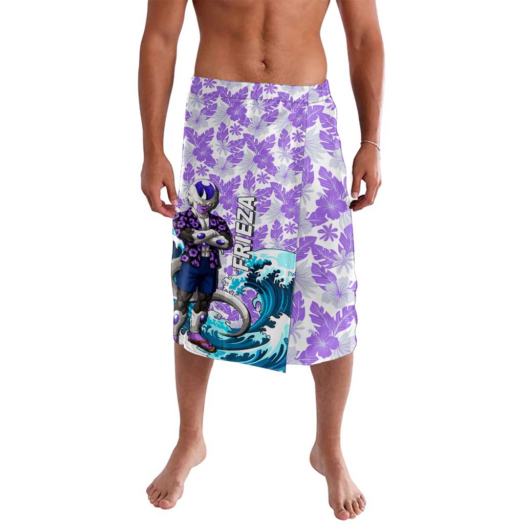 Frieza Dragon Ball Summer Theme Lavalava with Volleyball Floral Shirt and Shenron Tropical Design - The Mazicc