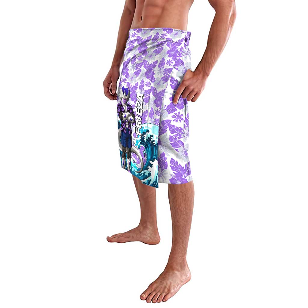 Frieza Dragon Ball Summer Theme Lavalava with Volleyball Floral Shirt and Shenron Tropical Design - The Mazicc