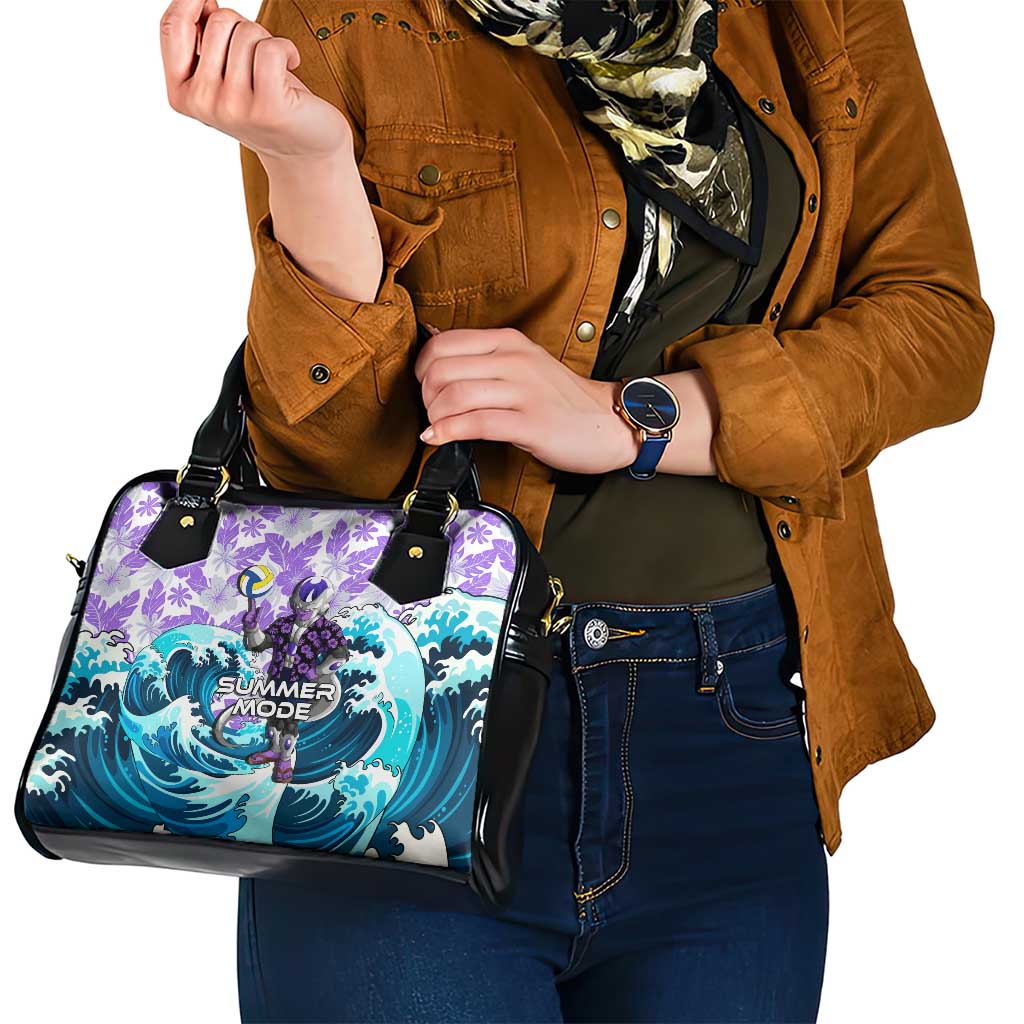 Frieza Dragon Ball Summer Theme Shoulder Handbag with Volleyball Floral Shirt and Shenron Tropical Design - The Mazicc