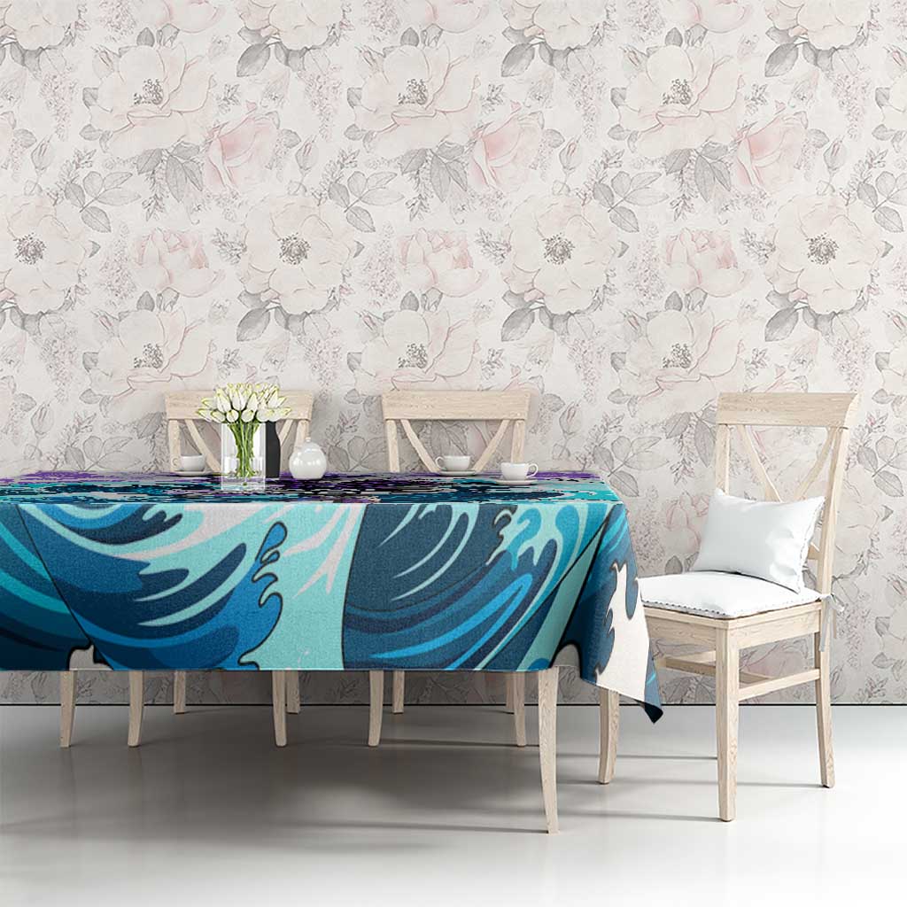 Frieza Dragon Ball Summer Theme Tablecloth with Volleyball Floral Shirt and Shenron Tropical Design - The Mazicc