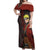 Sage - Naruto Off Shoulder Maxi Dress