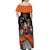 Z Goku Anime Dragon Ball Off Shoulder Maxi Dress