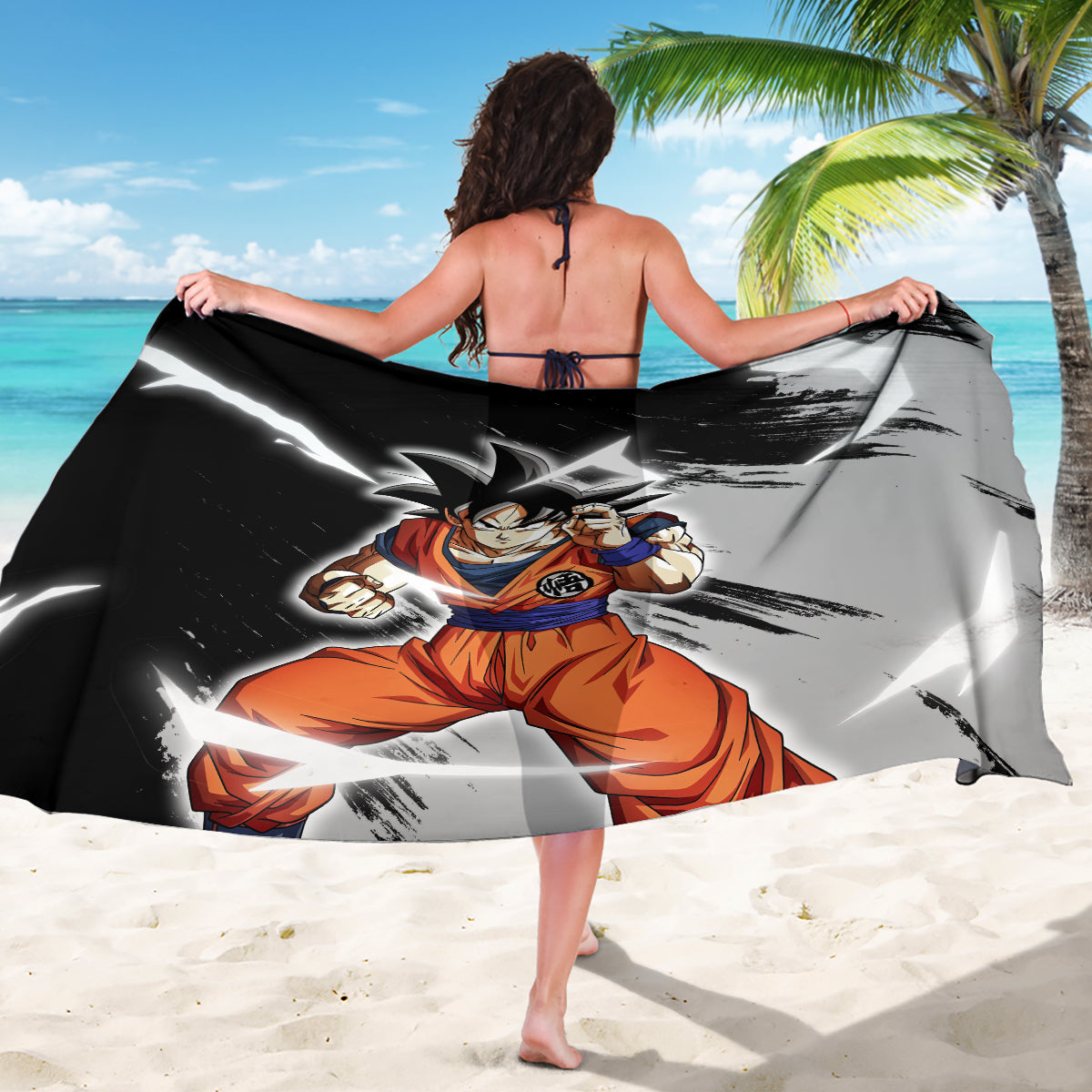 Z Goku Anime Dragon Ball Sarong
