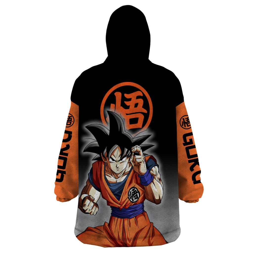 Z Goku Anime Dragon Ball Wearable Blanket Hoodie