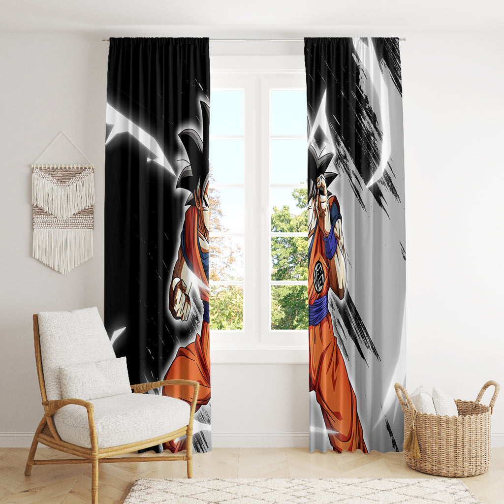 Z Goku Anime Dragon Ball Window Curtain