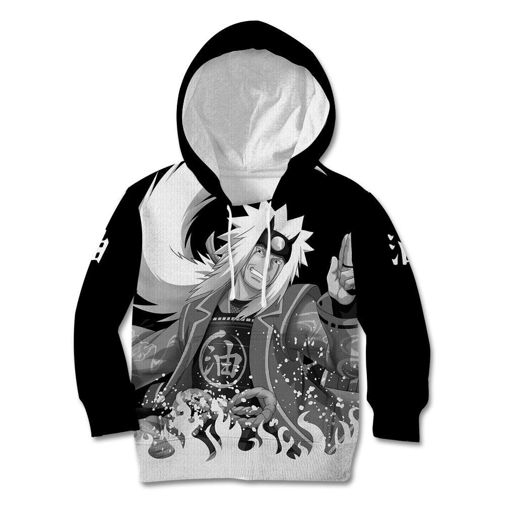 Jiraiya Anime Mixed Kid Hoodie