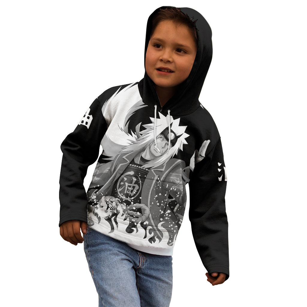 Jiraiya Anime Mixed Kid Hoodie