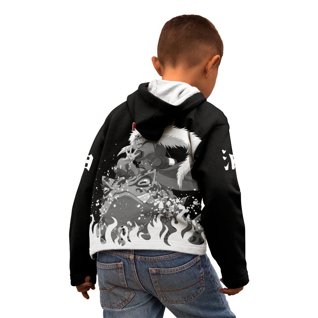 Jiraiya Anime Mixed Kid Hoodie