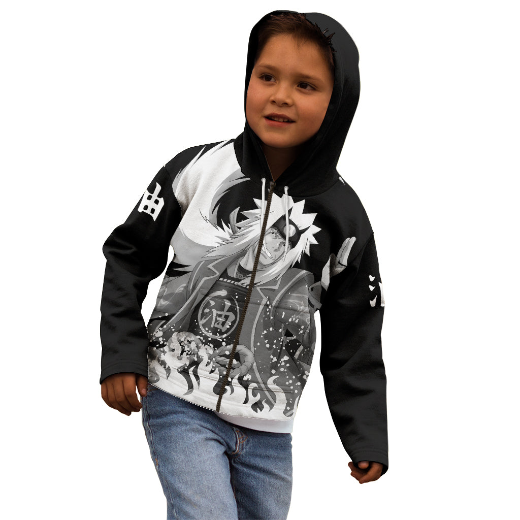 Jiraiya Anime Mixed Kid Hoodie