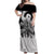 Jiraiya Anime Mixed Off Shoulder Maxi Dress
