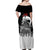 Jiraiya Anime Mixed Off Shoulder Maxi Dress