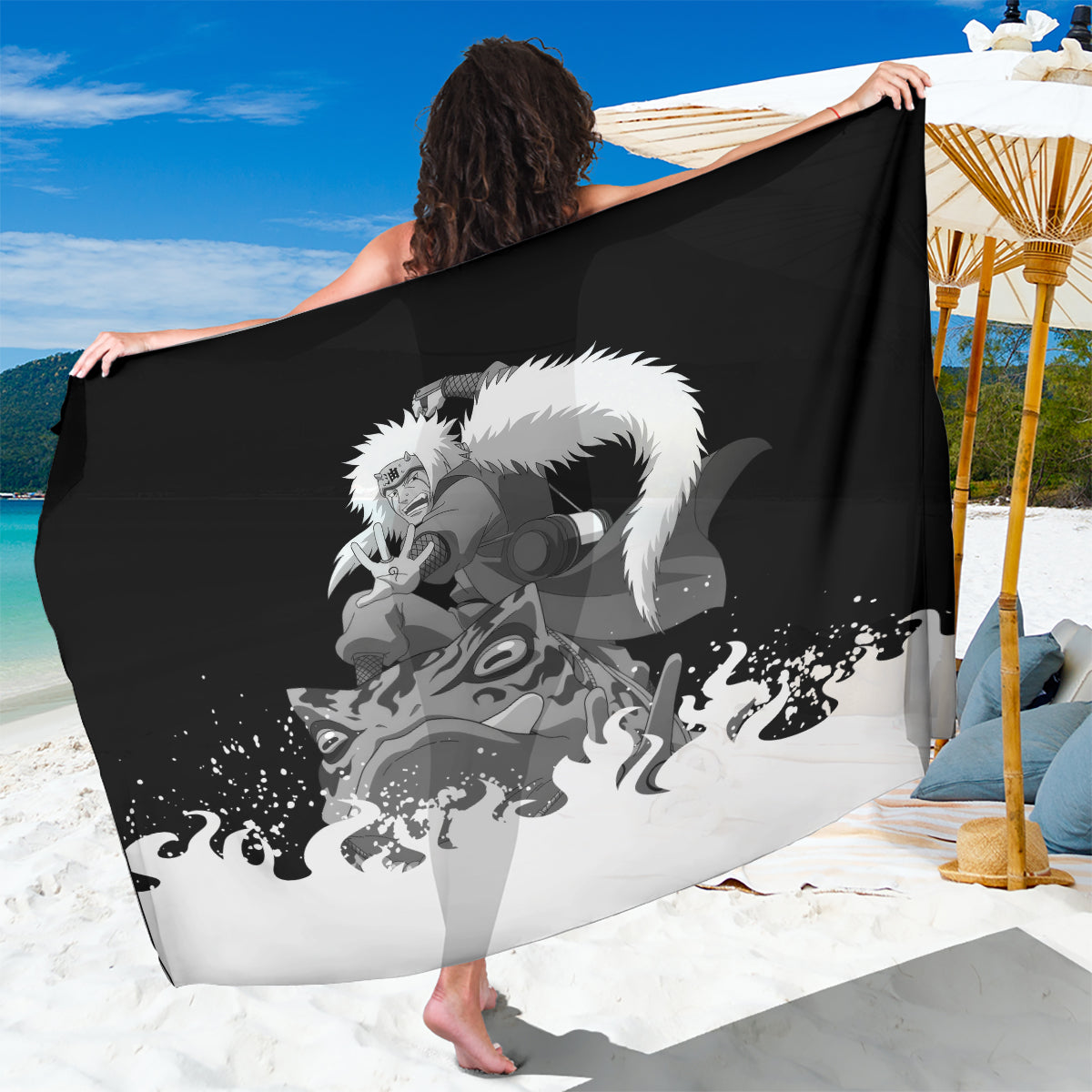 Jiraiya Anime Mixed Sarong