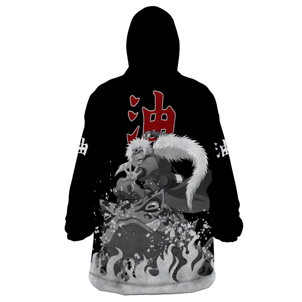 Jiraiya Anime Mixed Wearable Blanket Hoodie