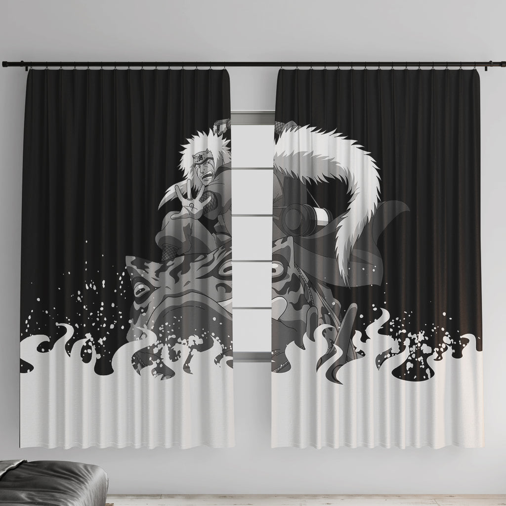 Jiraiya Anime Mixed Window Curtain