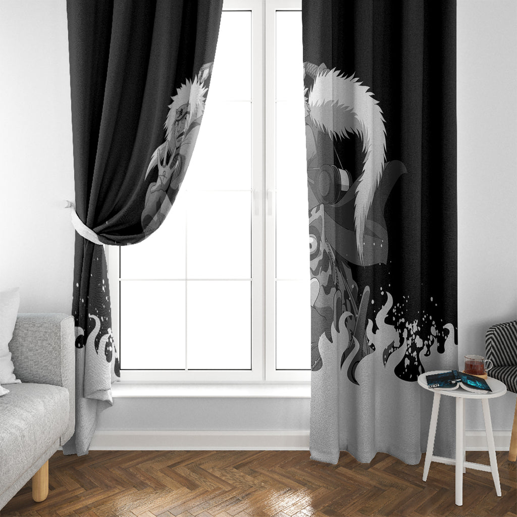 Jiraiya Anime Mixed Window Curtain