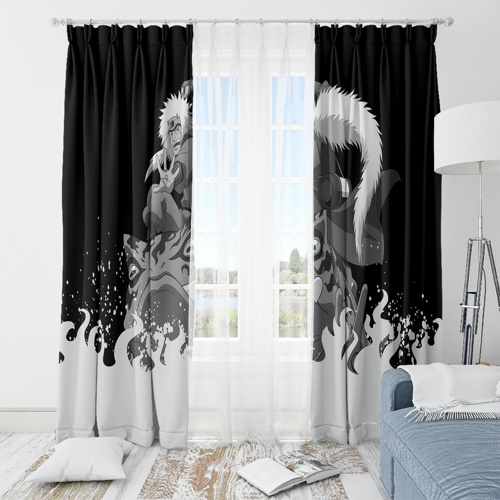Jiraiya Anime Mixed Window Curtain