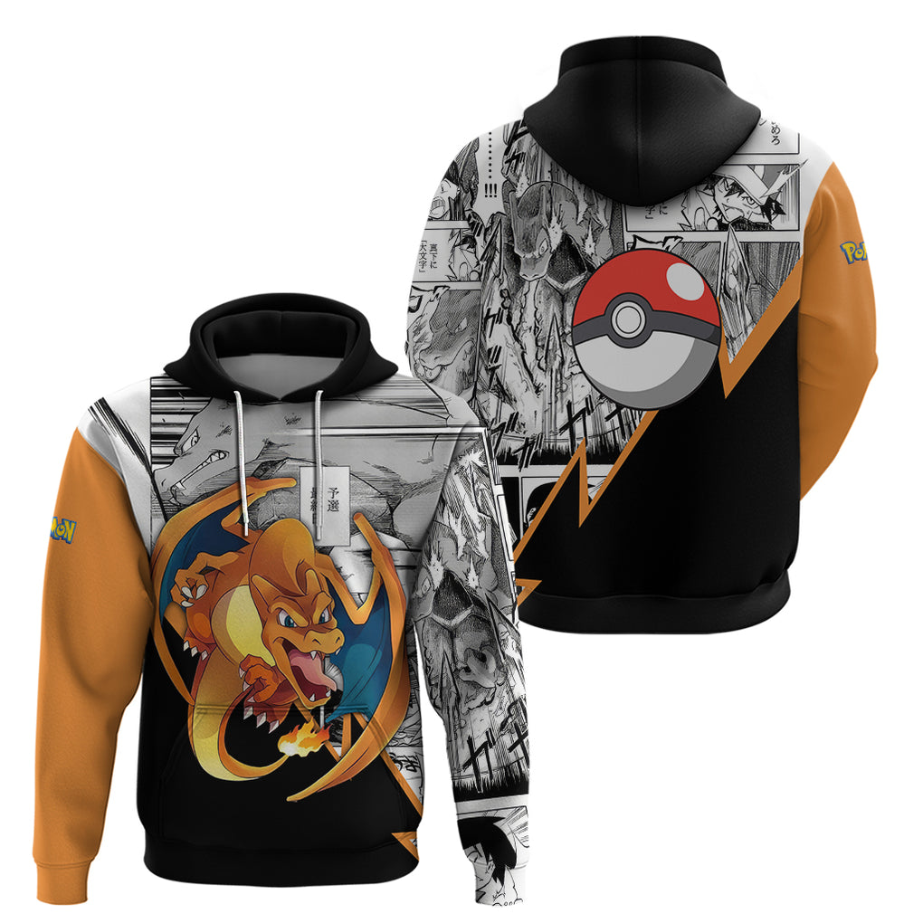 Charizard Mix Manga Hoodie