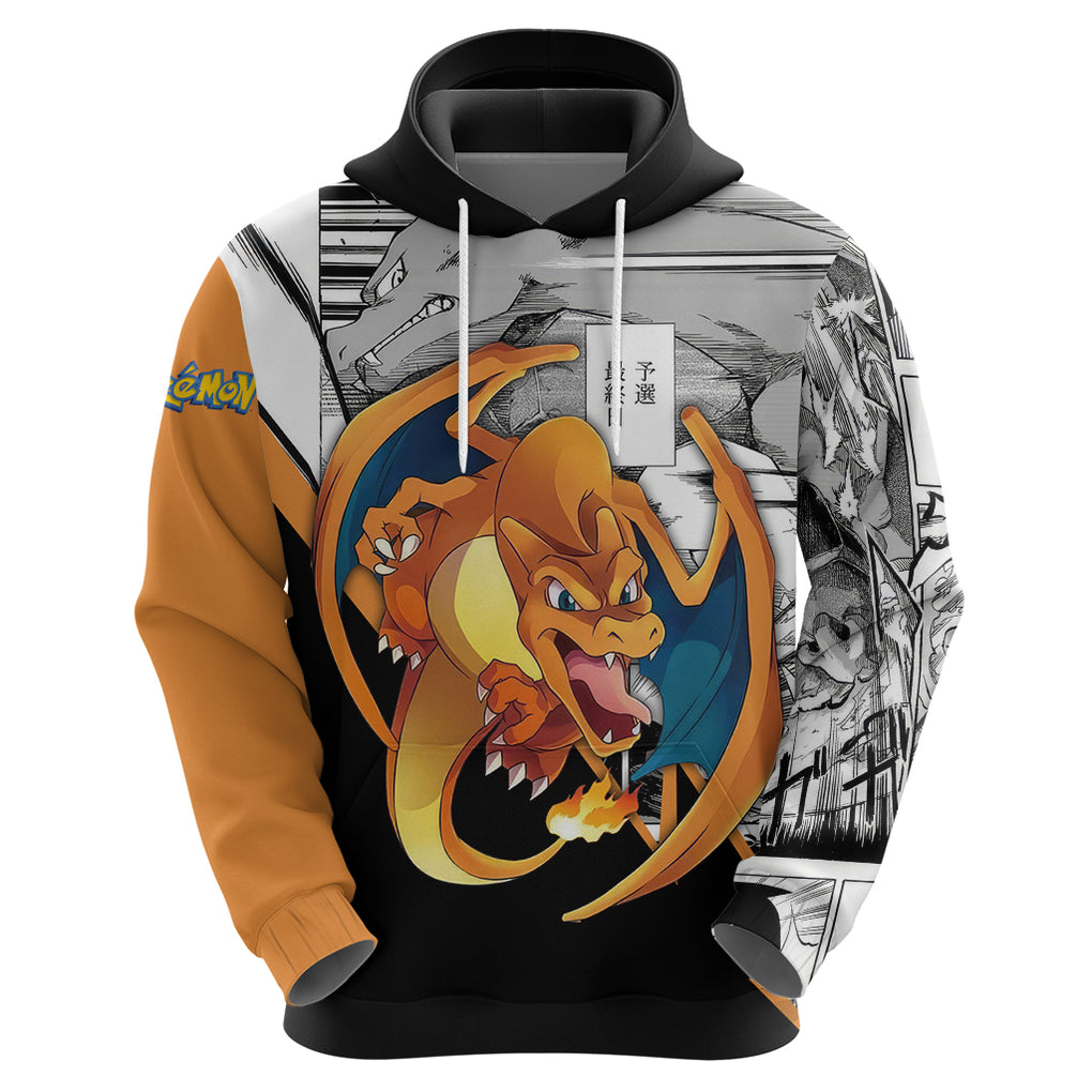 Charizard Mix Manga Hoodie