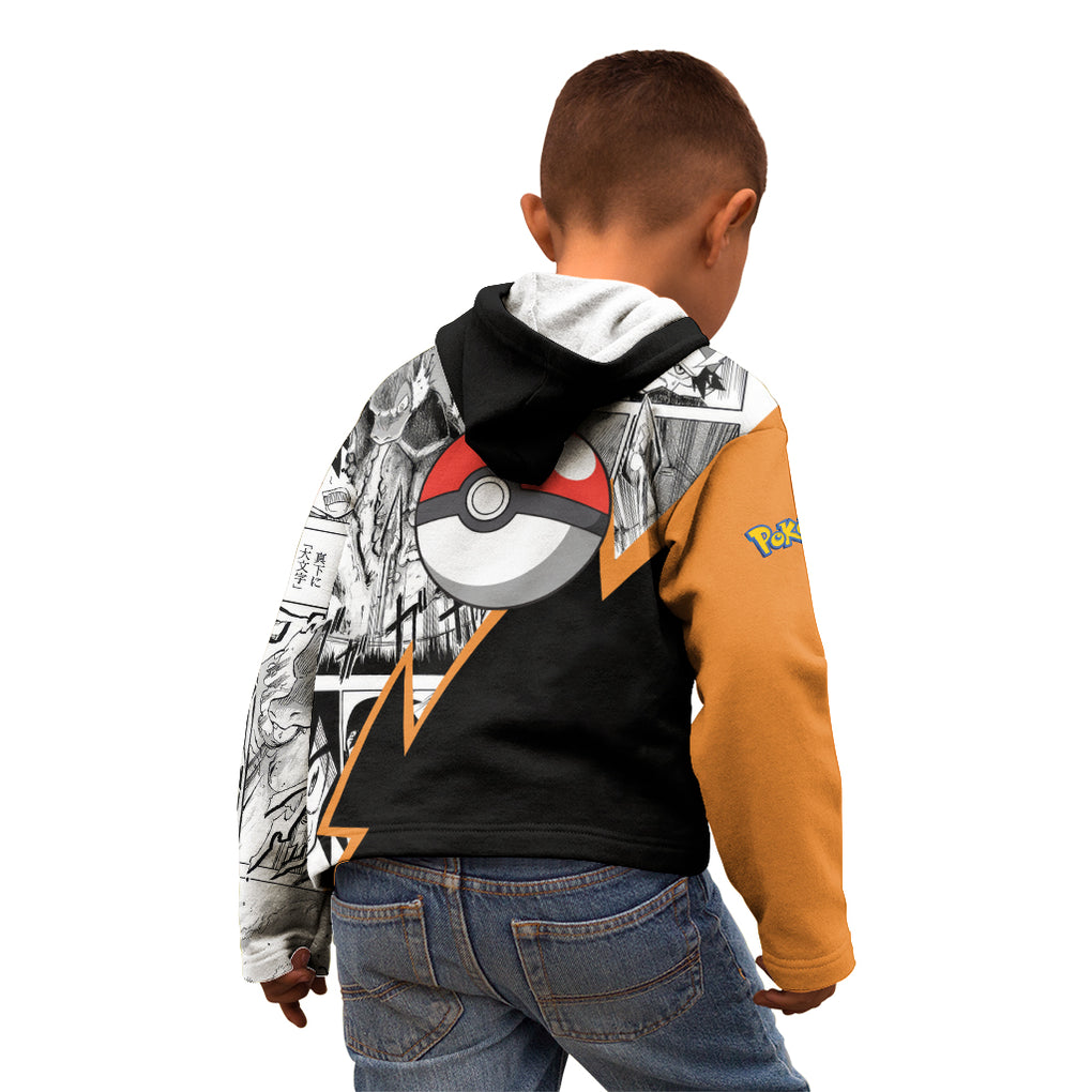 Charizard Mix Manga Kid Hoodie