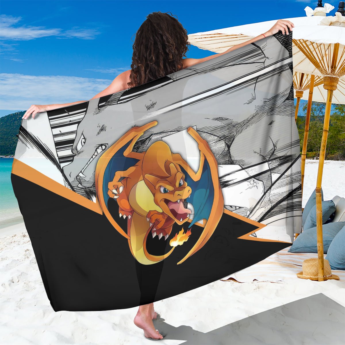 Charizard Mix Manga Sarong