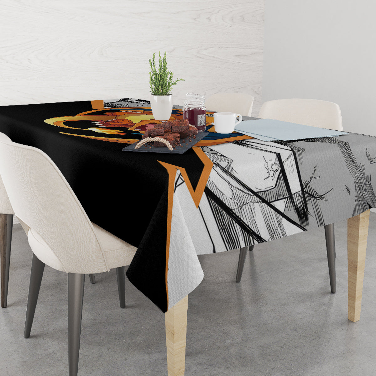 Charizard Mix Manga Tablecloth