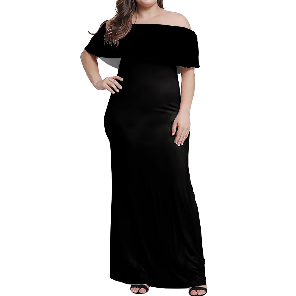 Tokyo Manjikai Off Shoulder Maxi Dress