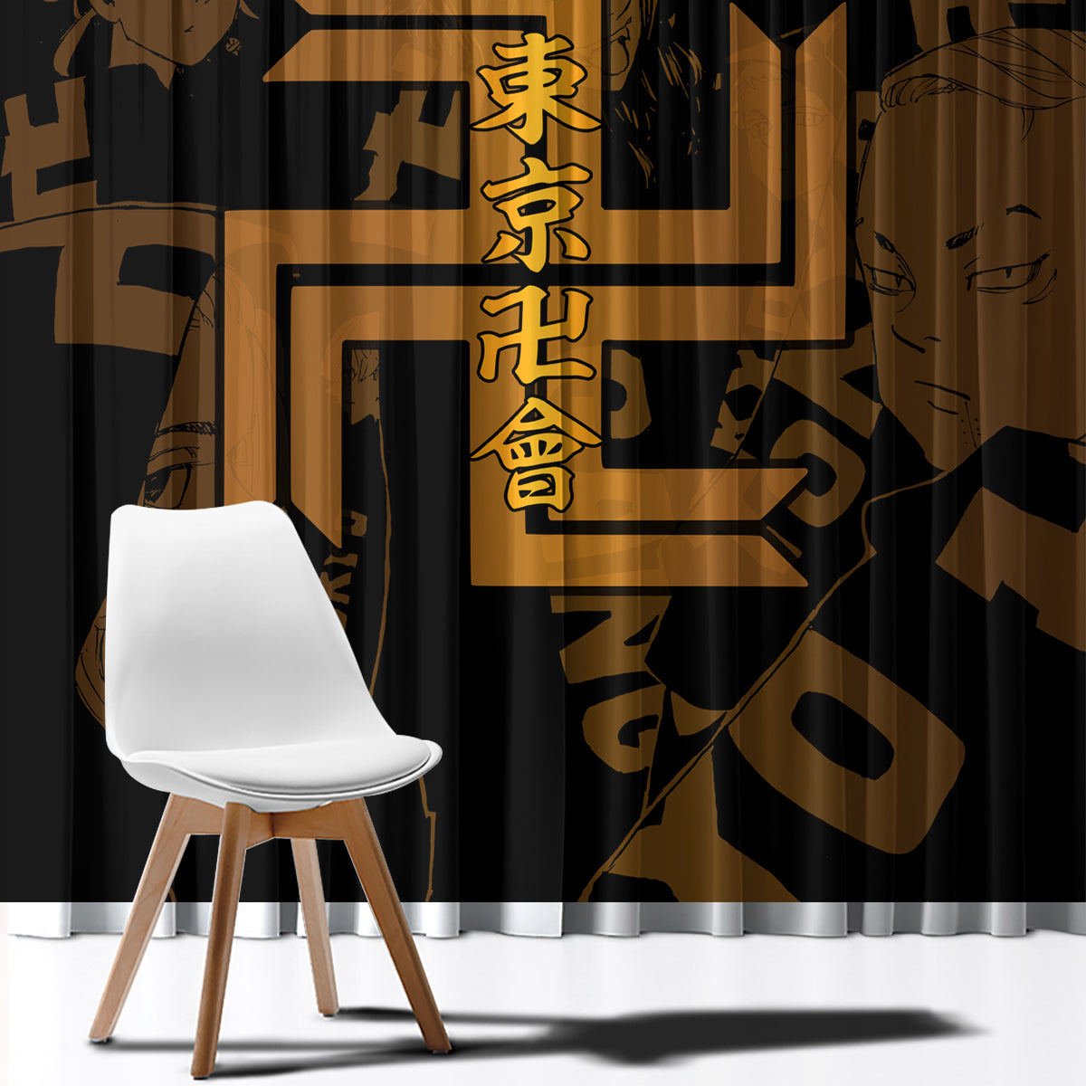 Tokyo Manjikai Window Curtain