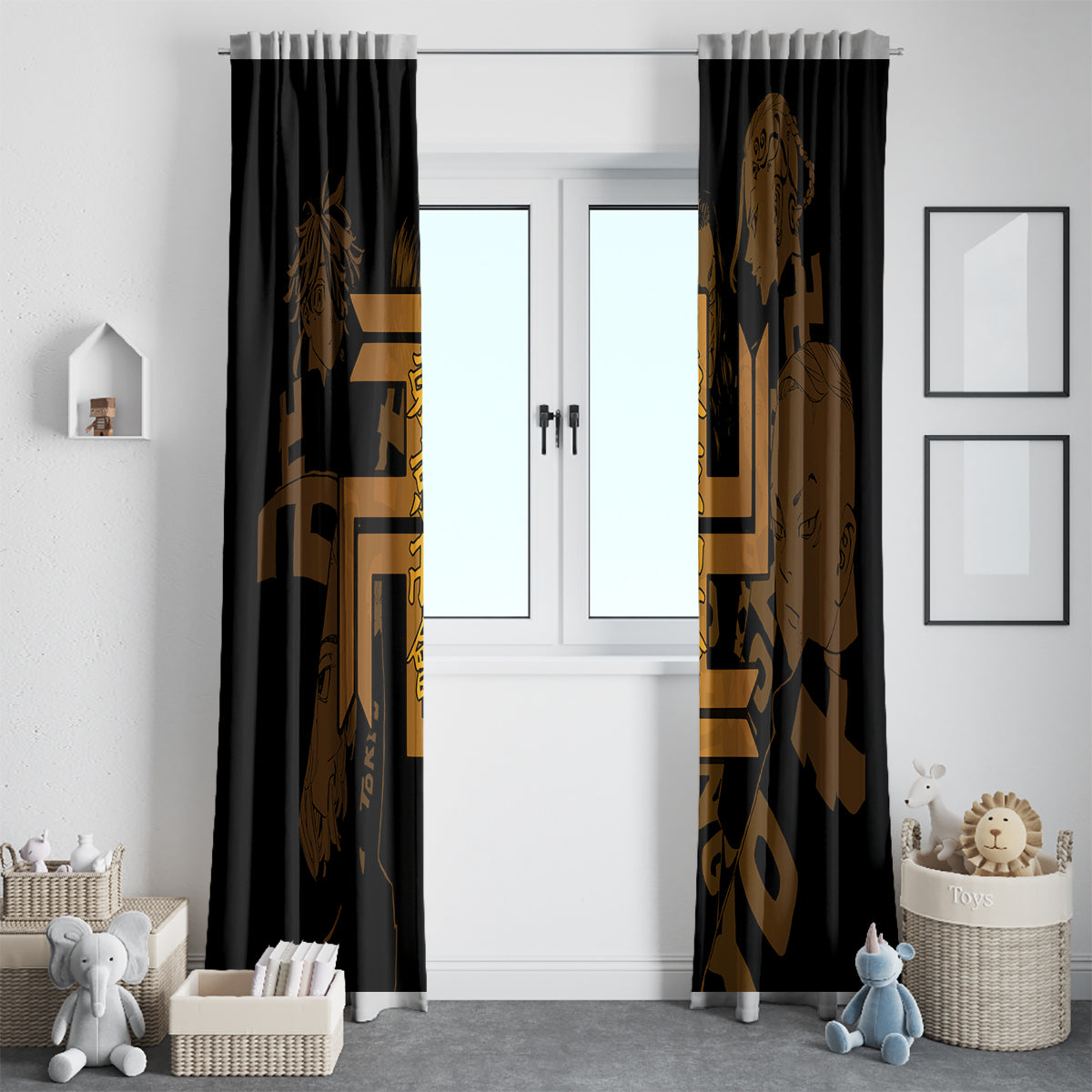 Tokyo Manjikai Window Curtain