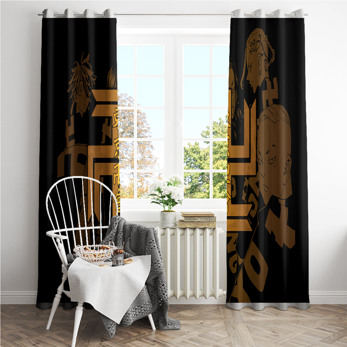 Tokyo Manjikai Window Curtain