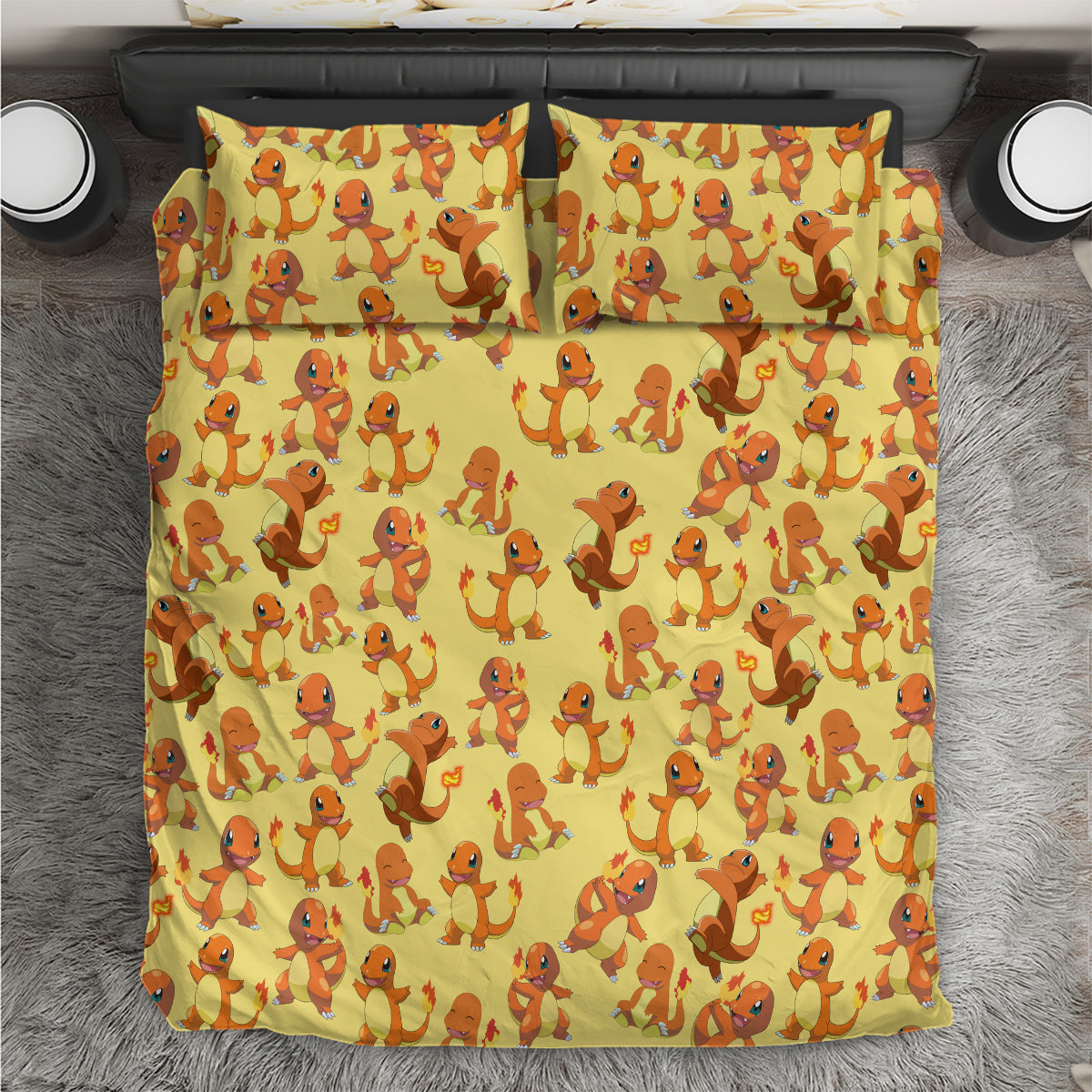 Charmander Pattern Style Bedding Set