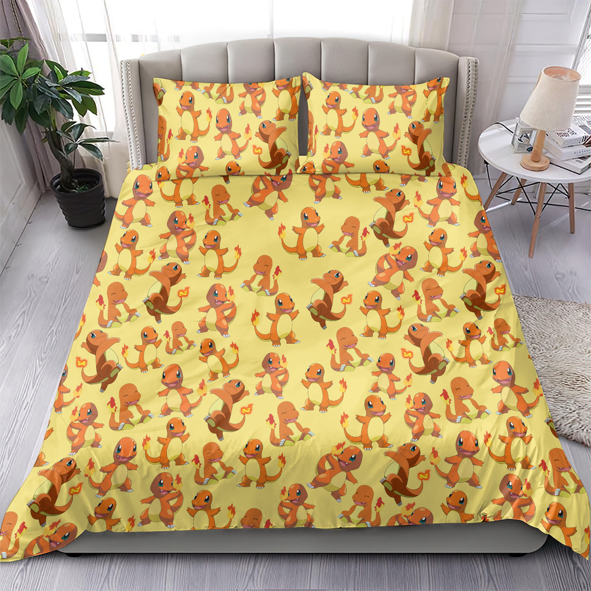 Charmander Pattern Style Bedding Set