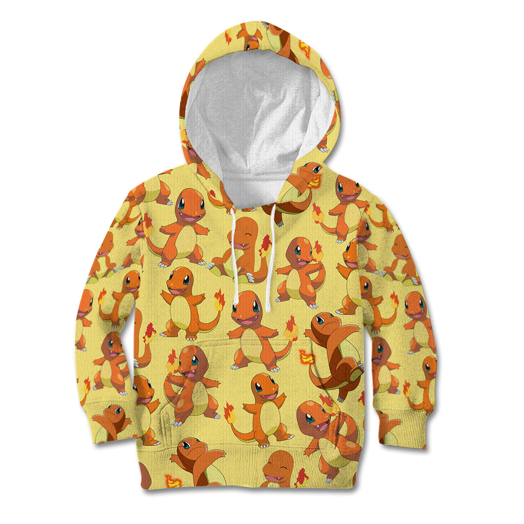 Charmander Pattern Style Kid Hoodie