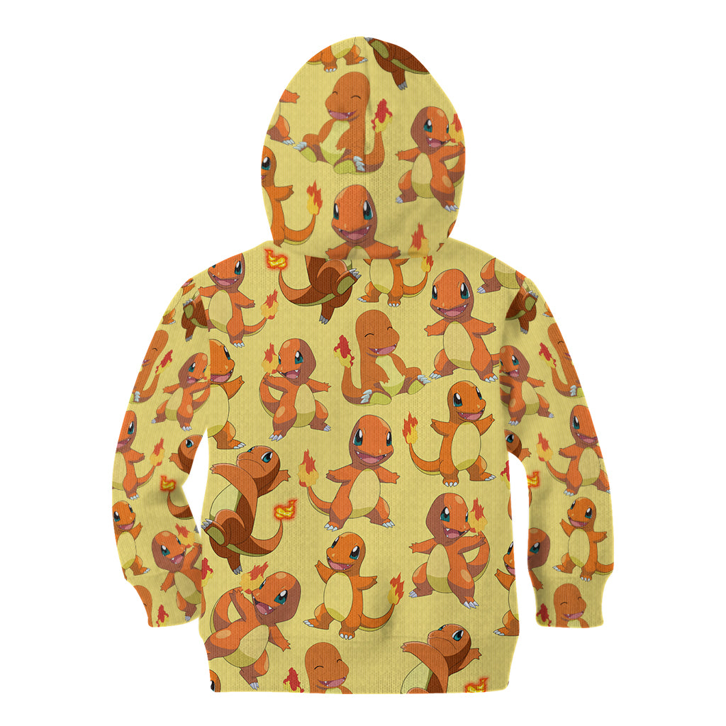 Charmander Pattern Style Kid Hoodie