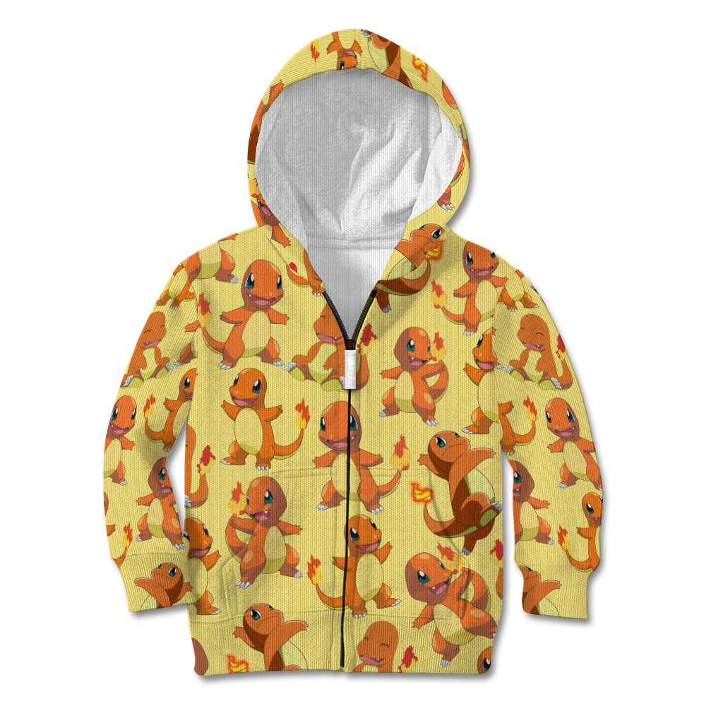 Charmander Pattern Style Kid Hoodie