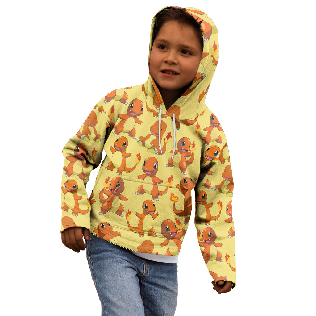 Charmander Pattern Style Kid Hoodie