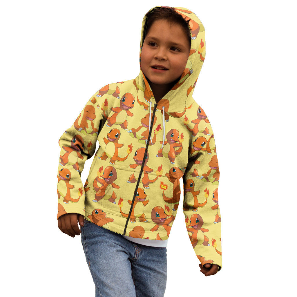 Charmander Pattern Style Kid Hoodie