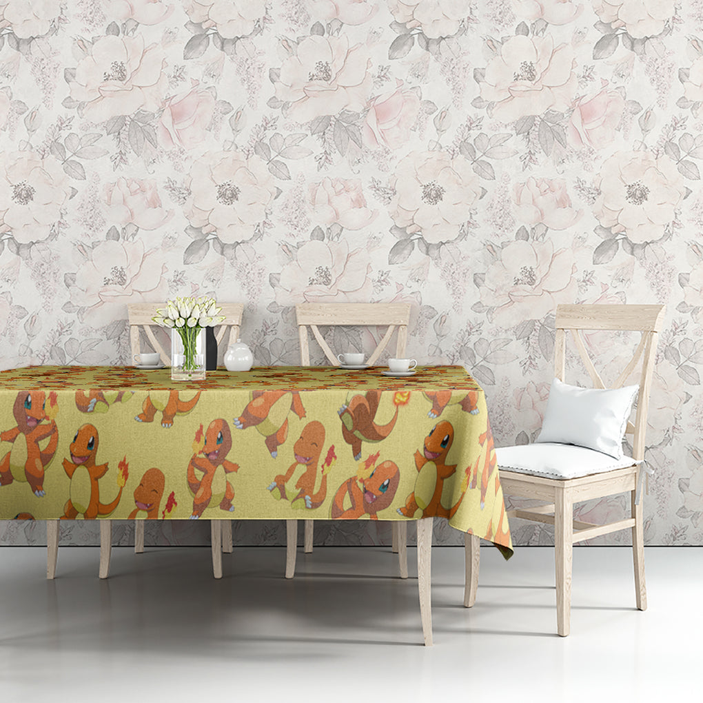 Charmander Pattern Style Tablecloth
