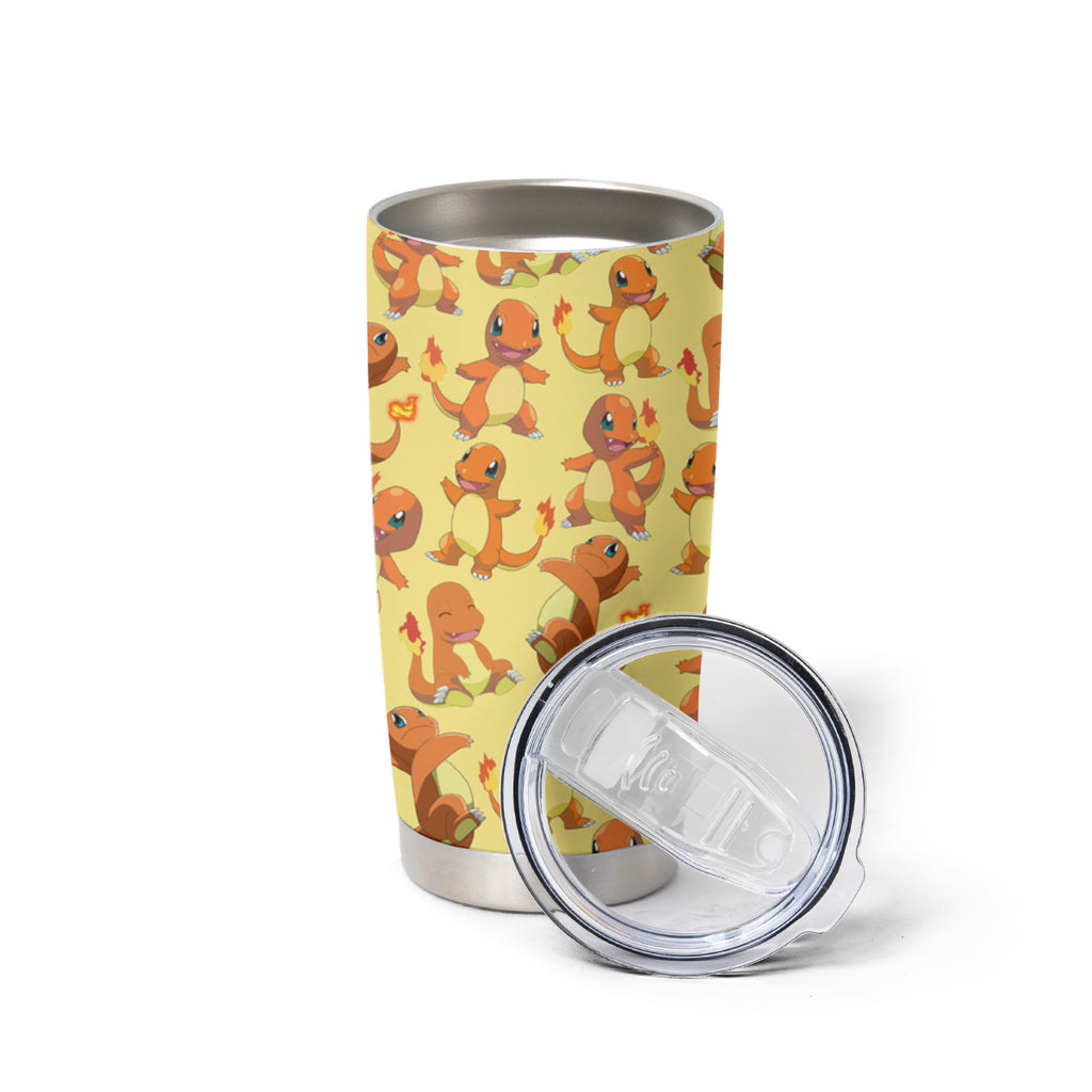 Charmander Tumbler Cup Pattern Style