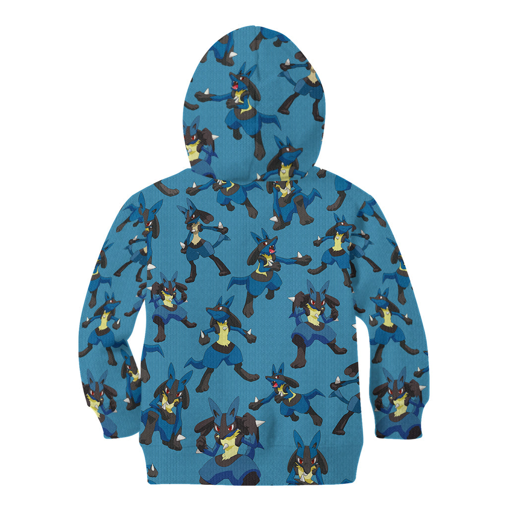 Lucario Pattern Style Kid Hoodie