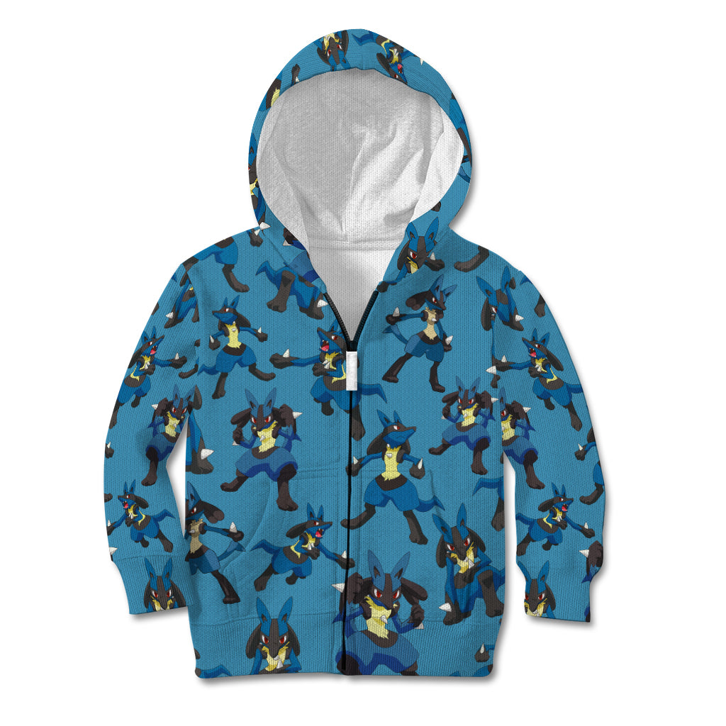 Lucario Pattern Style Kid Hoodie