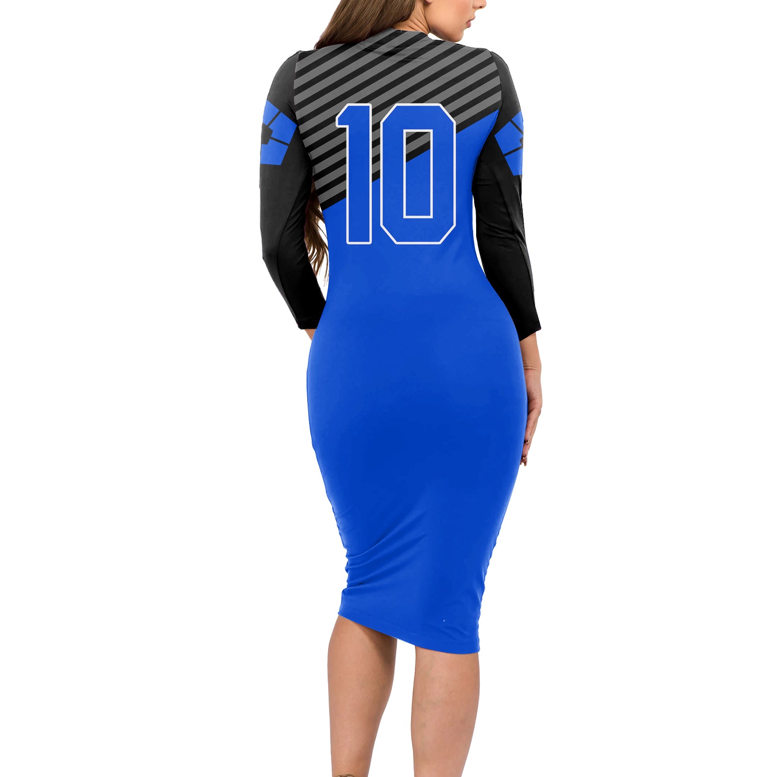 Rin Itoshi Long Sleeve Bodycon Dress