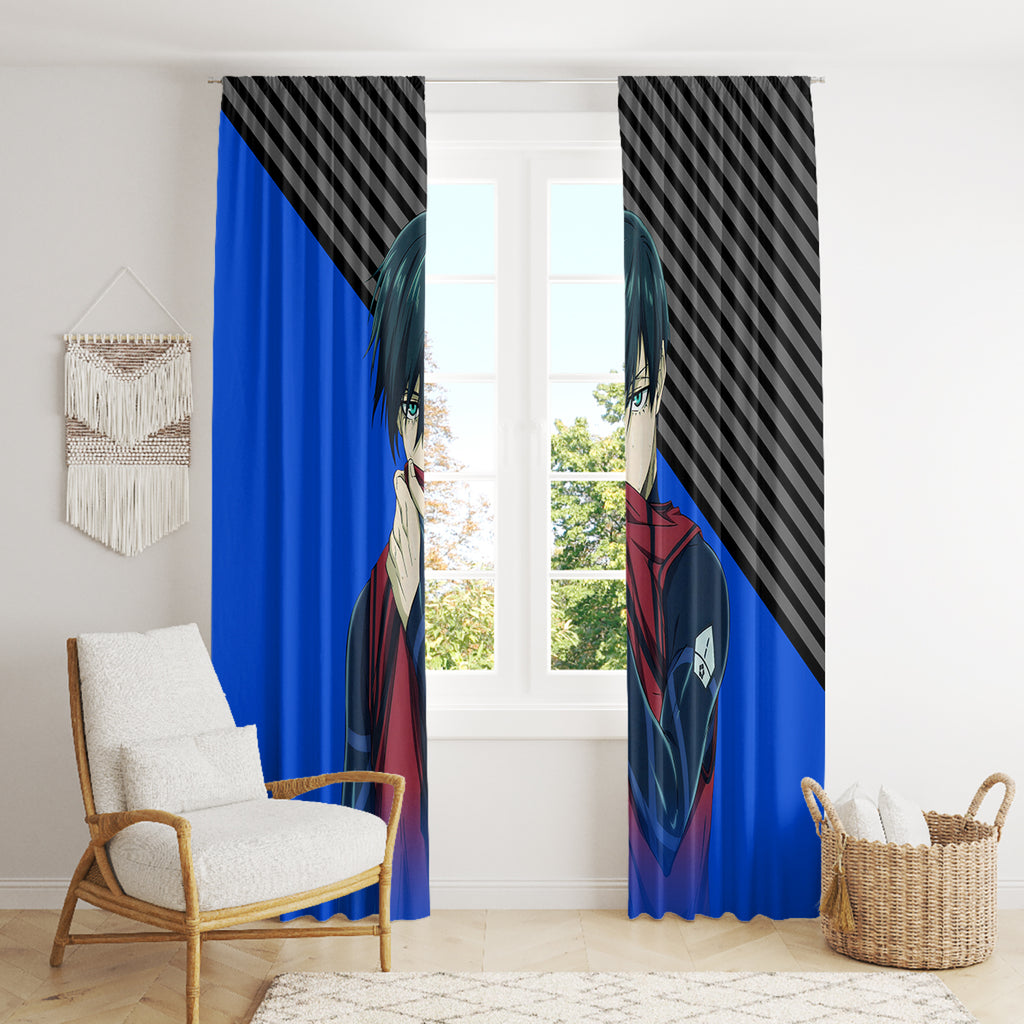 Rin Itoshi Window Curtain