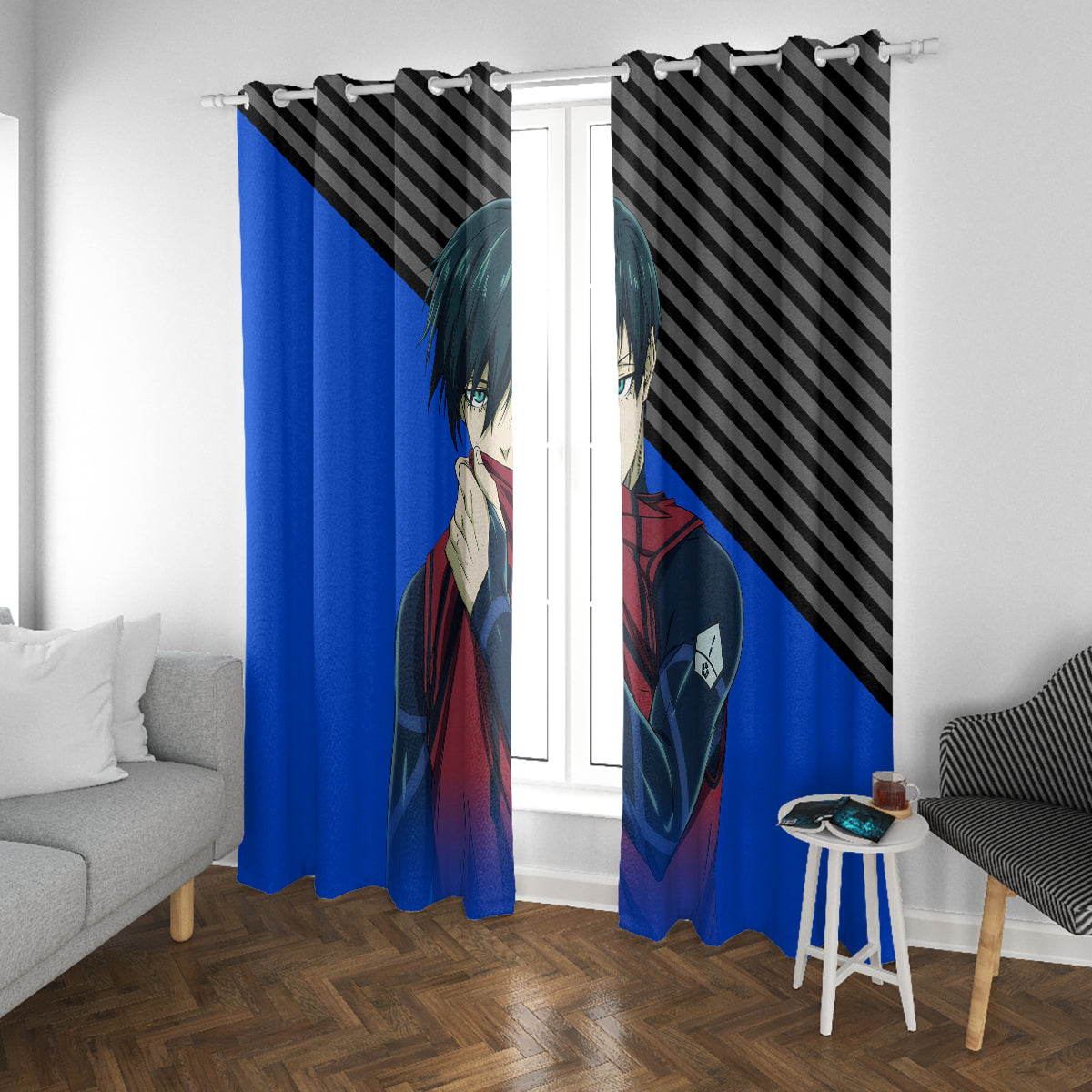 Rin Itoshi Window Curtain