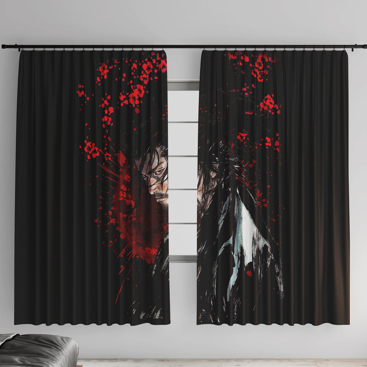 Miyamoto Musashi Window Curtain