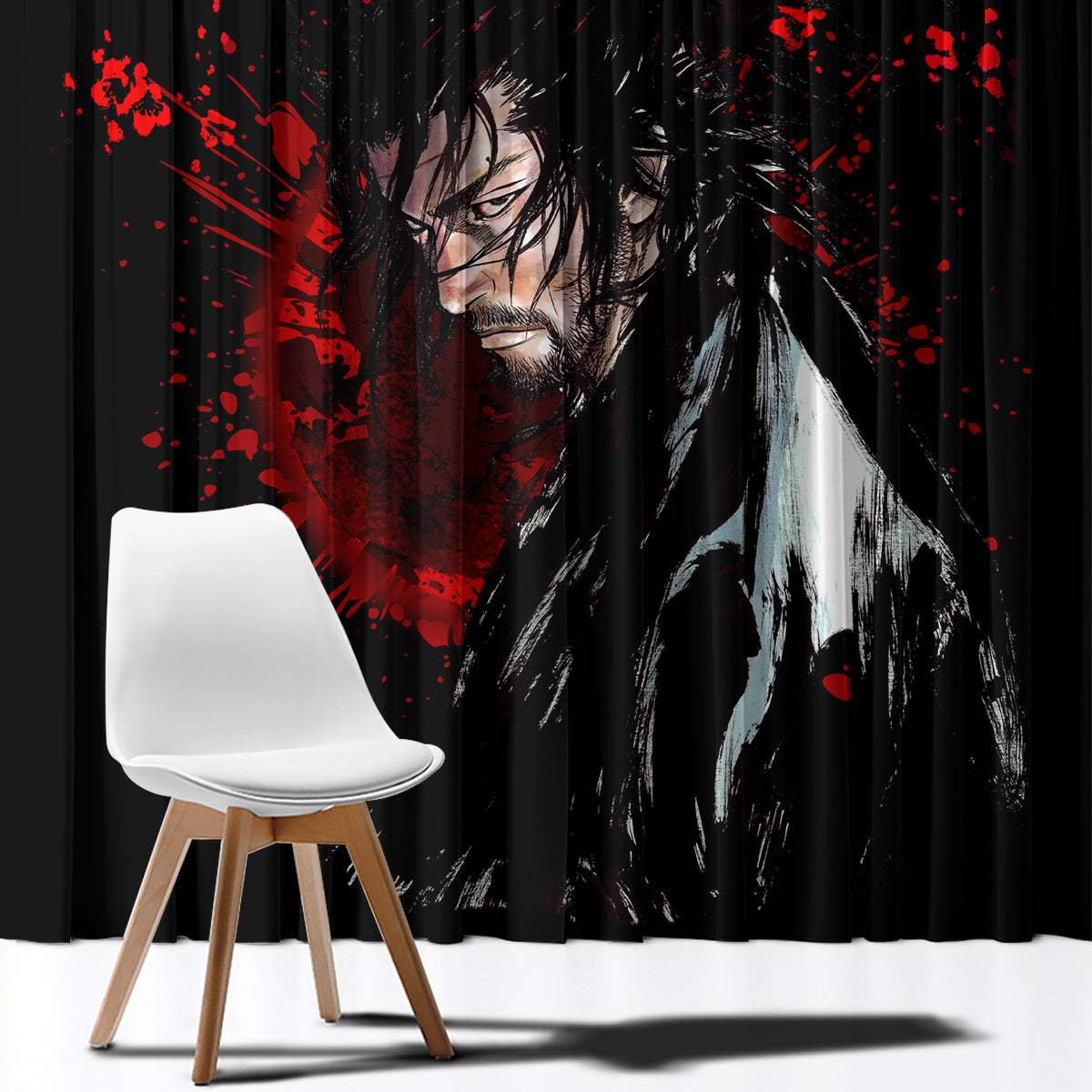 Miyamoto Musashi Window Curtain