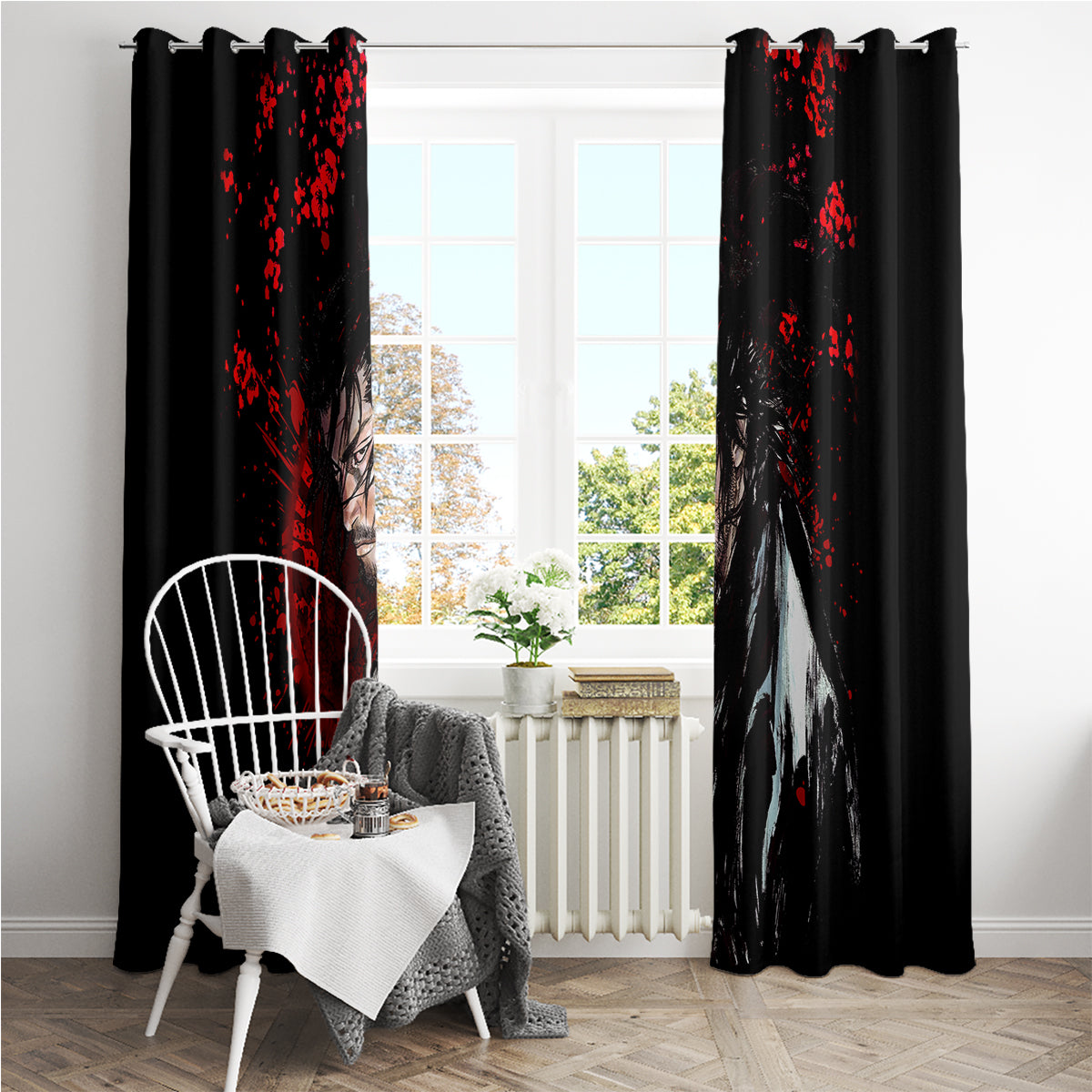 Miyamoto Musashi Window Curtain